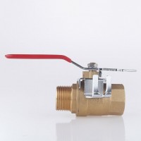 Gold supplier excellent quality threaded lockable rotary handles stop 1 inch cock brass brass cock valve