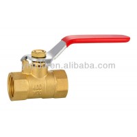 Forged Brass Ball Valve,steel handle with plastic cover JD-4009