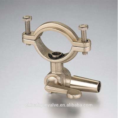 Adjustable milk pump check valves with clamp