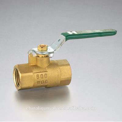 low price and high quality female brass ball valve