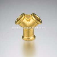 garden hose brass Y connector